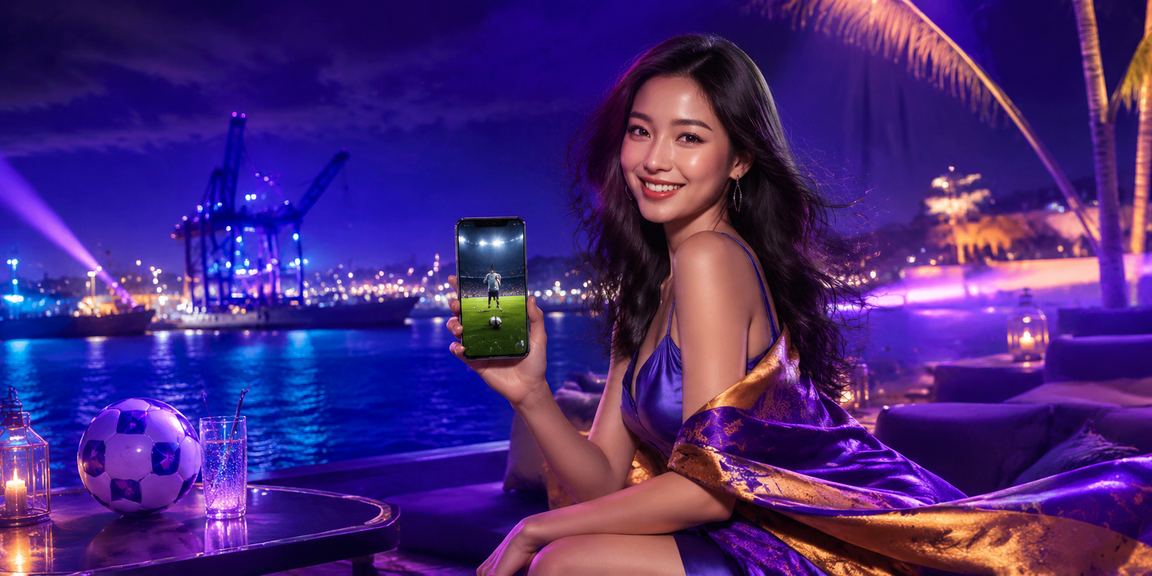 Người chơi cá cược bóng đá tại Vũng Tàu với ánh đèn neon rực rỡ ban đêm