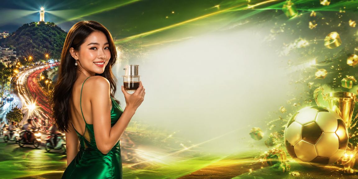 Người dùng xem kèo bóng đá tại Vũng Tàu với ly cà phê